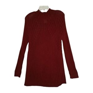 VTG Les Copains 100% Wool Made In Italy Long Line Sweater Sz US 8 Vintage